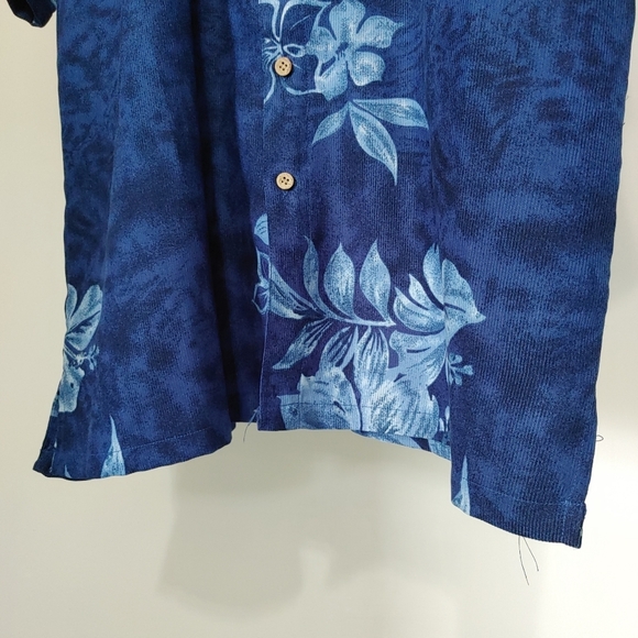 Penmans | Blue Hawaiian short sleeved mens button up - Picture 4 of 10